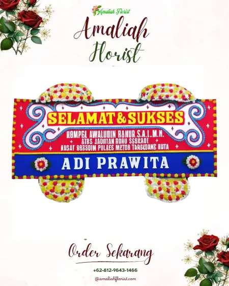 Papan Bunga Ucapan Selamat batujaya